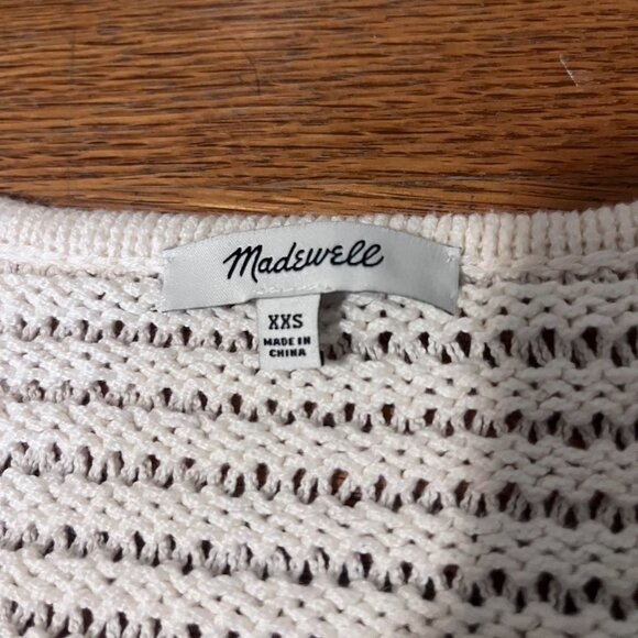 Madewell Women's White and Cream Jumper - Picture 3 of 4